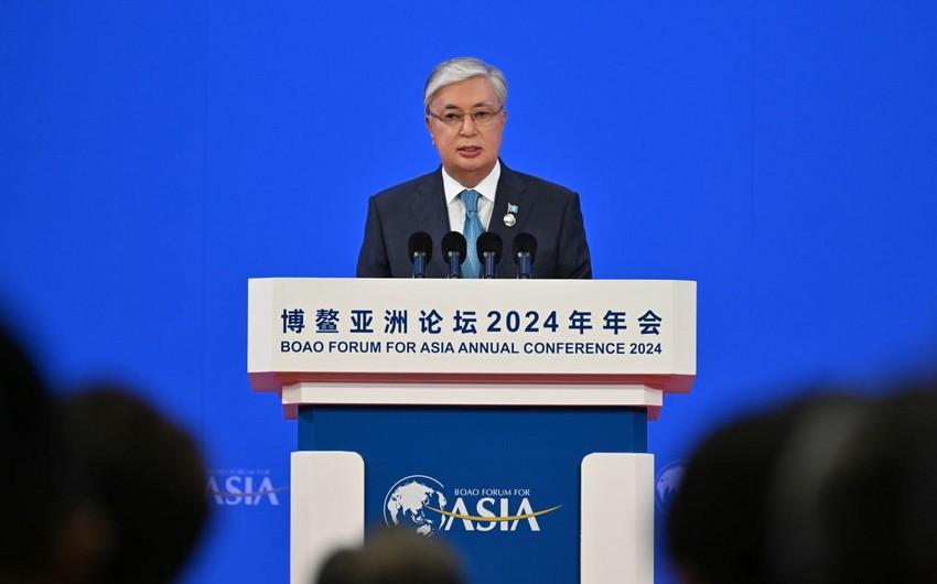 Tokayev: \"Dünyanın yeni çoxtərəfli ticarət sisteminə ehtiyacı var\"