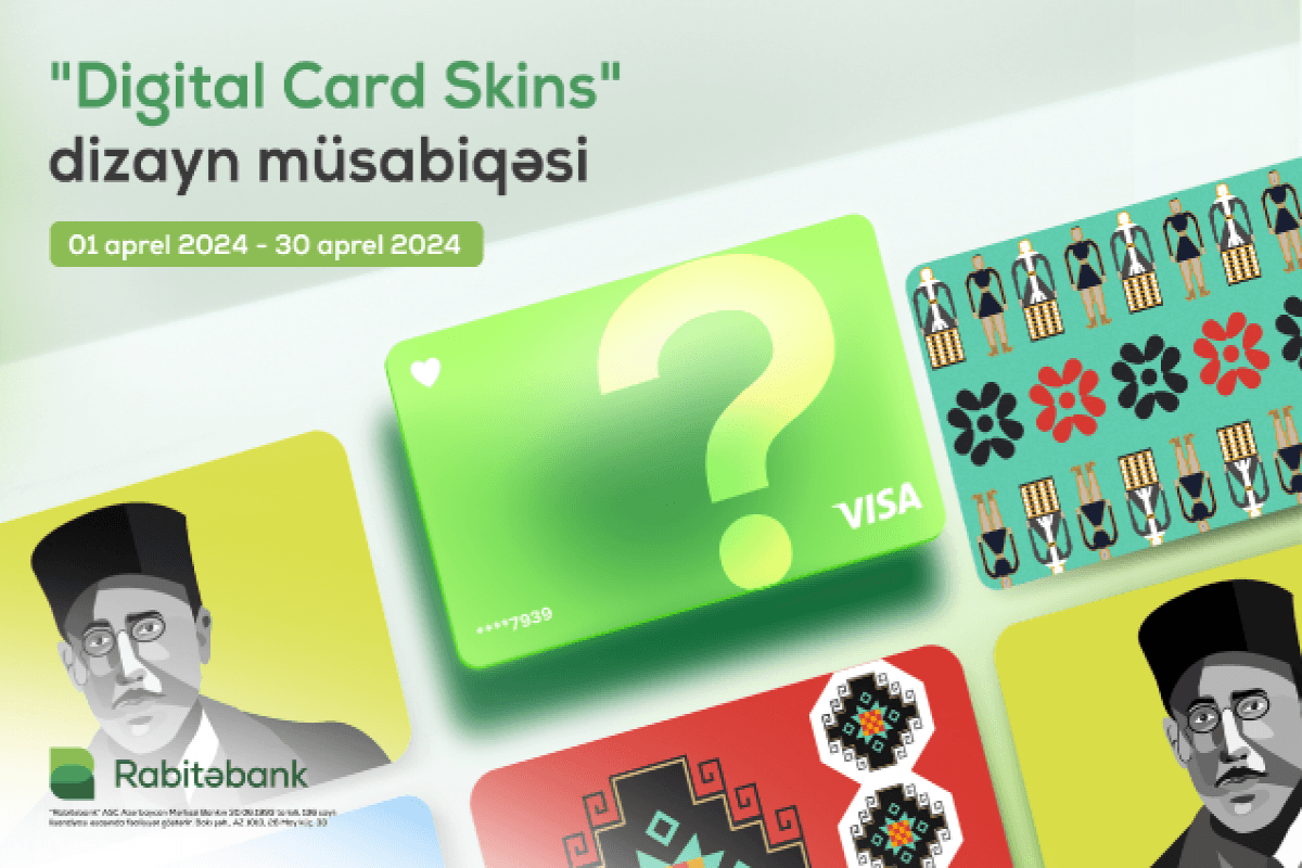 Rabitəbank \"Digital Card Skins\" dizayn müsabiqəsi elan edir