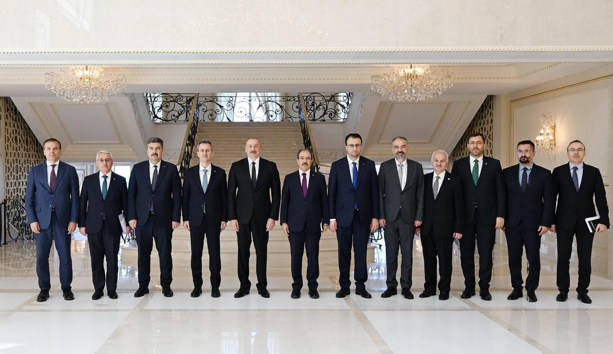 Prezident Haluk Görgünün rəhbərlik etdiyi nümayəndə heyətini QƏBUL ETDİ - YENİLƏNDİ - FOTO