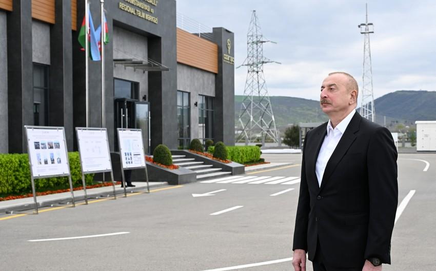 Qəbələdə “Hacıalılı” elektrik yarımstansiyası və Regional Təlim Mərkəzi istifadəyə VERİLDİ - FOTO