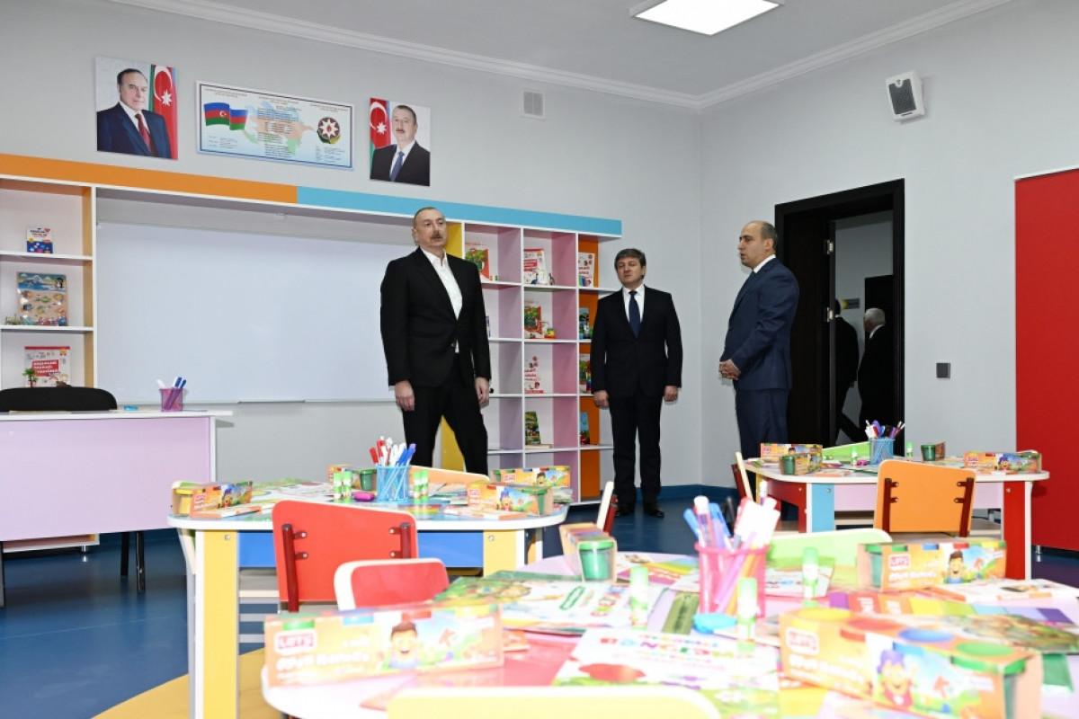 Qəbələnin Bum qəsəbəsində tam orta məktəbin yeni binası İSTİFADƏYƏ VERİLDİ