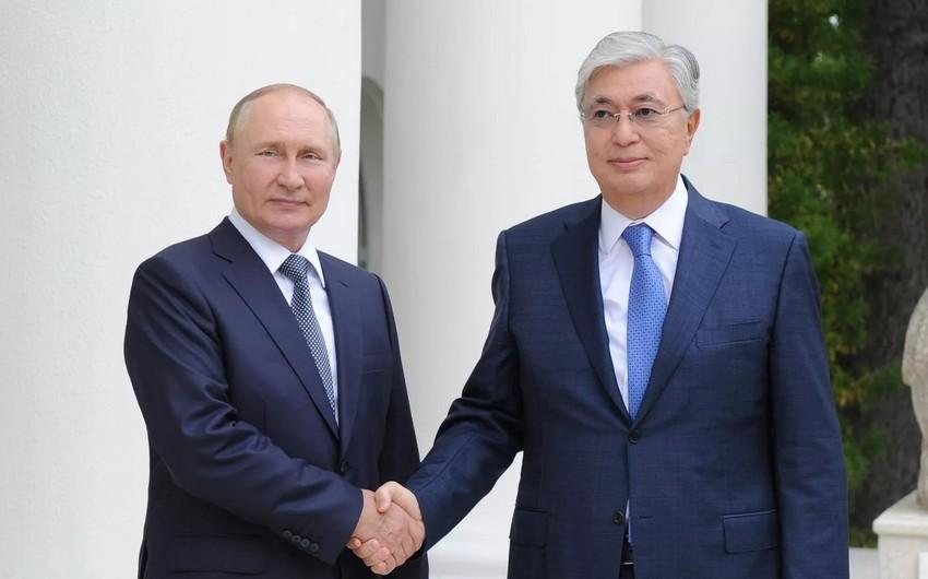 Putin və Tokayev təbii fəlakətin nəticələrini MÜZAKİRƏ ETDİ