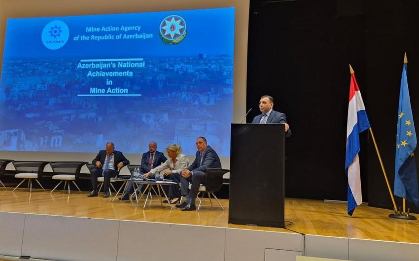 Azərbaycanın mina problemi beynəlxalq simpoziumda müzakirə olundu