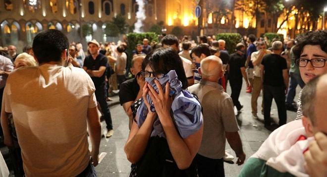 DİN: Tbilisidə aksiyada təxribat törətmək istəyənlər var