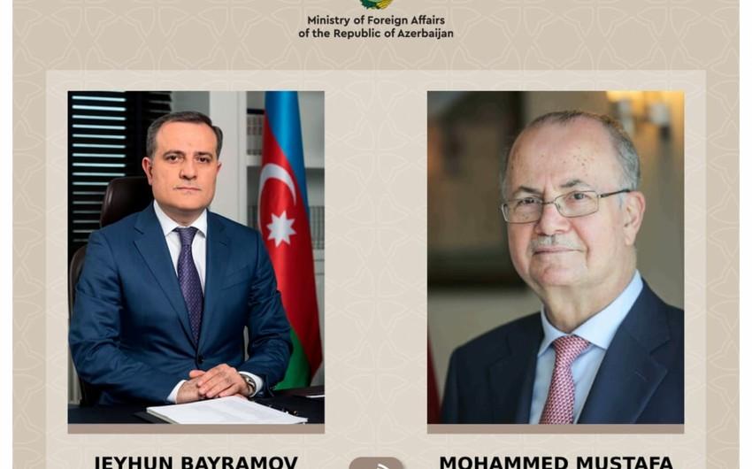 Ceyhun Bayramov Fələstinin Baş naziri ilə Qəzzadakı vəziyyəti MÜZAKİRƏ ETDİ