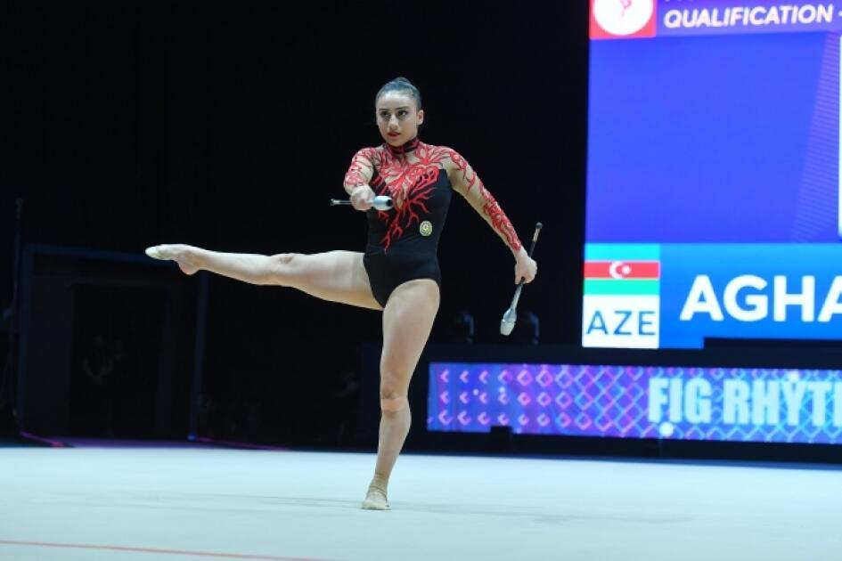 Gimnastımız Dünya Kubokunun finalına yüksəldi - FOTO