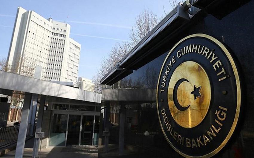 Türkiyə XİN: \"Azərbaycanla Ermənistan arasında əldə olunan razılıq sülh sazişinə mühüm töhfədir\"