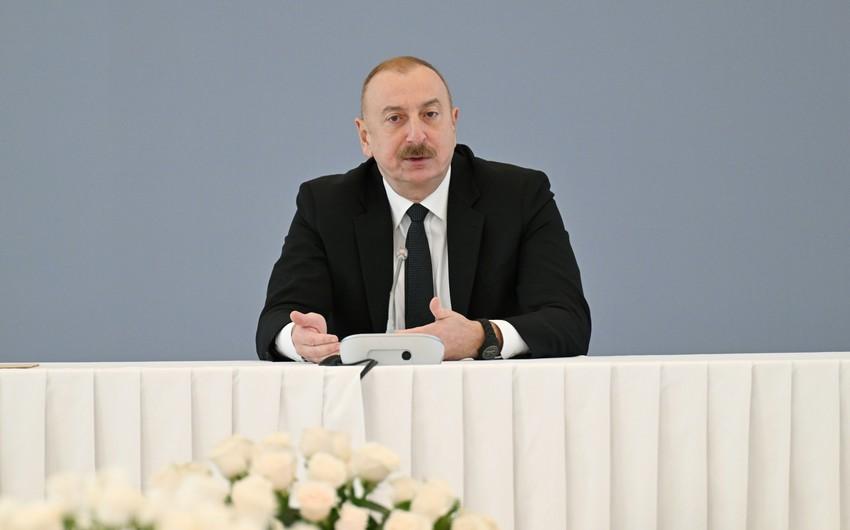 Prezident: \"Çinlə əməkdaşlıq həm siyasi, həm iqtisadi, həm də daşımalar sahəsində genişlənir\"