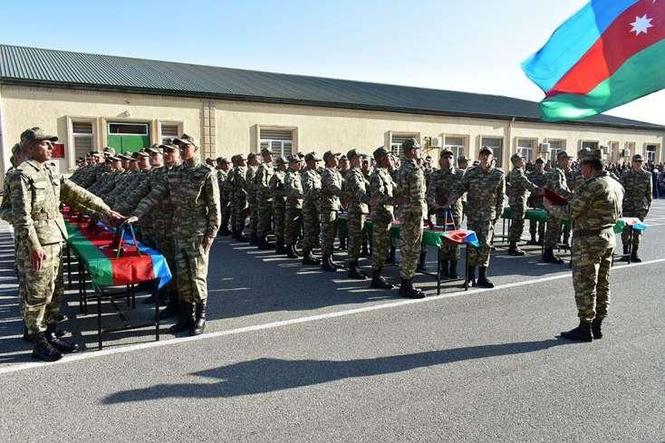 Azərbaycan Ordusunda andiçmə mərasimləri KEÇİRİLDİ