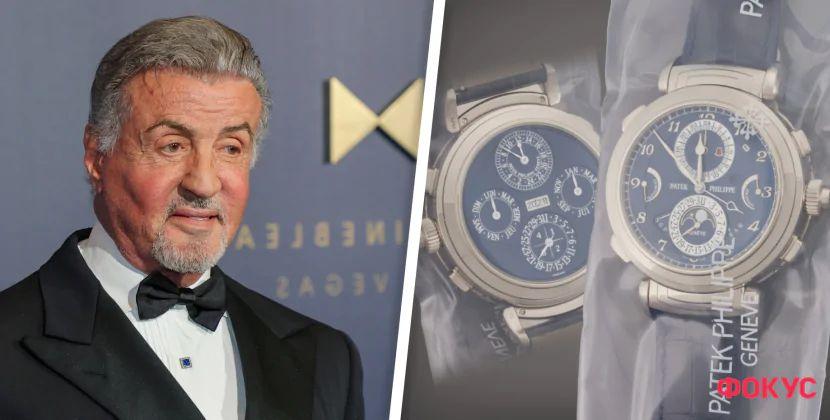 Silvestr Stallone nadir İsveçrə saatını hərraca çıxardı - FOTO