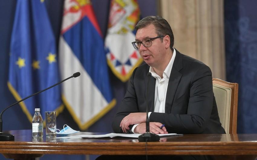 Serbiya Prezidentini hədələyən şəxs SAXLANILDI