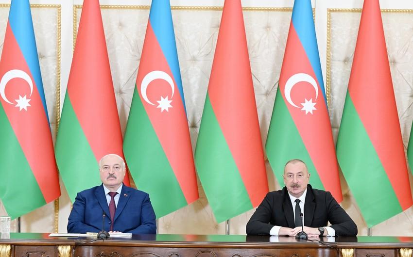 Aleksandr Lukaşenko: \"Azərbaycan son illərdə böyük uğurlara nail olub\"