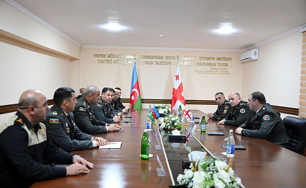 Gürcüstanın Hərbi Polis Departamentinin rəisi Azərbaycana gəldi
