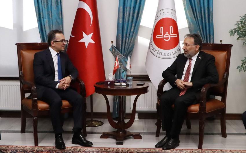 Dini Komitənin sədri İstanbul müftisi ilə GÖRÜŞDÜ