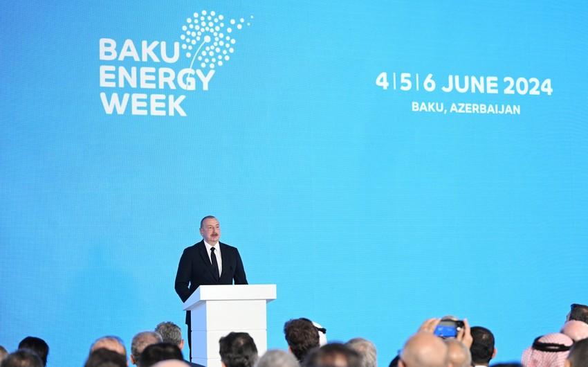 Prezident: \"Qaz təchizatımızın coğrafiyası bundan sonra genişlənəcək\"