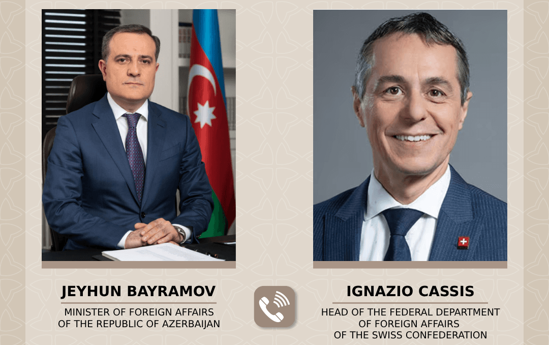 Bayramov isveçrəli həmkarı ilə danışdı