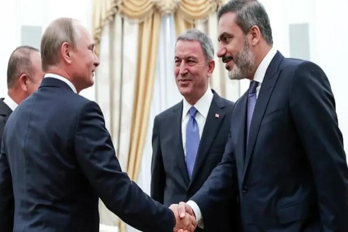 Putin Hakan Fidanı qəbul edəcək Putin Hakan Fidanı qəbul edəcək