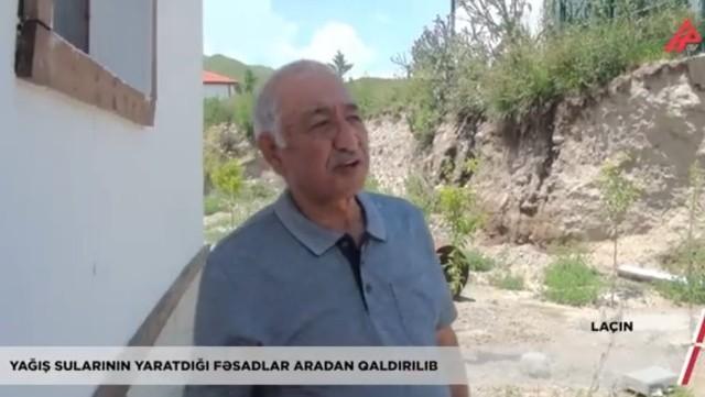 "43 yaşıma kimi Zabuxda belə sel görməmişdim" - VİDEO