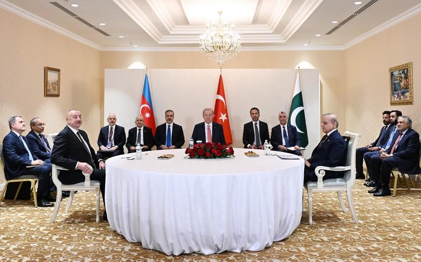 Astanada Azərbaycan - Türkiyə - Pakistan arasında üçtərəfli görüş KEÇİRİLDİ - YENİLƏNDİ - 2