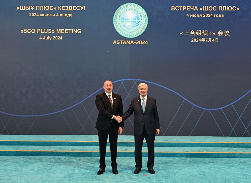 İlham Əliyev Astanada “Müstəqillik” Sarayına getdi - YENİLƏNDİ + FOTO