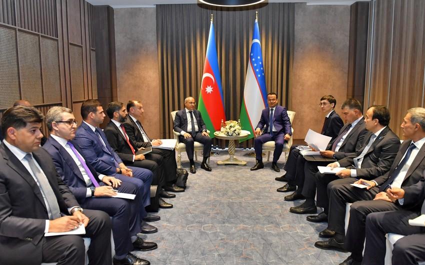 Azərbaycan Özbəkistanla iqtisadi əlaqələri gücləndirməyi müzakirə etdi