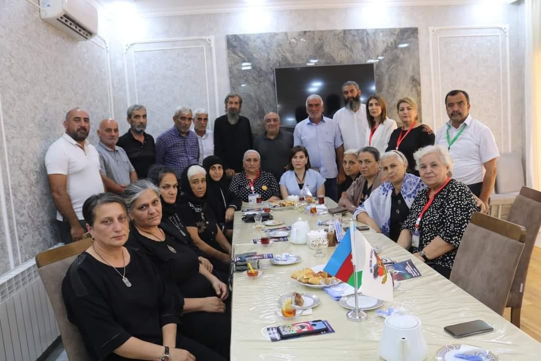 Deputatlığa namizəd Günay Ağamalı şəhid ailələri ilə görüşdü - FOTO/VİDEO