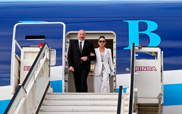 Prezident və xanımı Milana getdi - FOTO