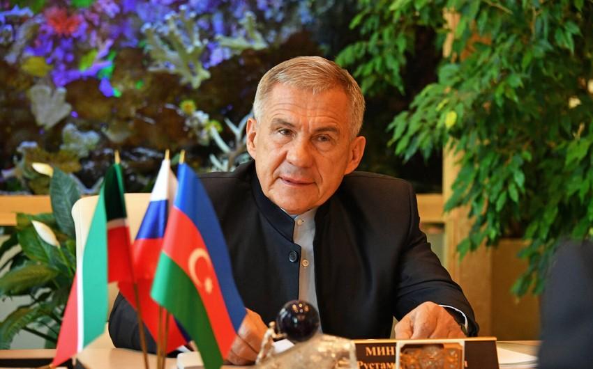 Tatarıstan Prezidenti: "Cəbrayıl, Qubadlı və Zəngilanın inkişaf tempinəheyran qaldım"