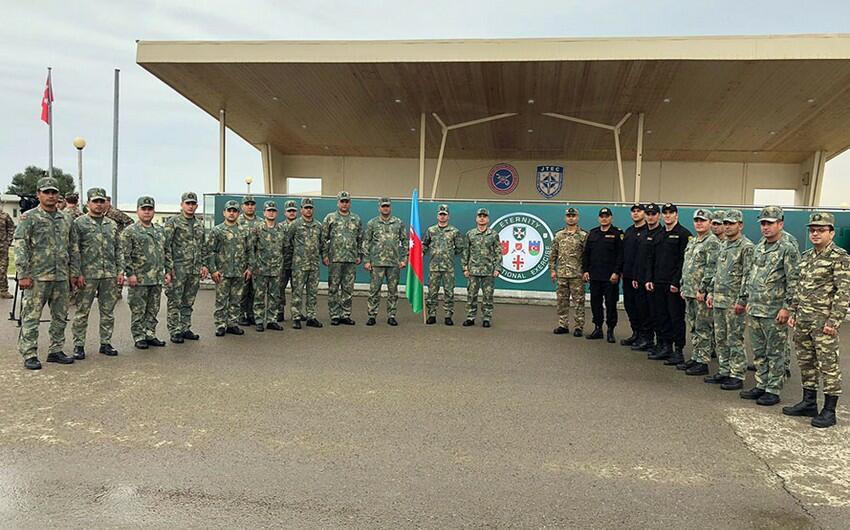Azərbaycan, Türkiyə və Gürcüstan hərbçilərinin təlimi başladı - FOTO
