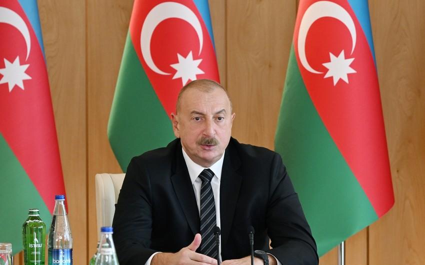 "Əsas hədəfimiz dayanıqlı inkişaf modelini təkmilləşdirməkdir" - Prezident