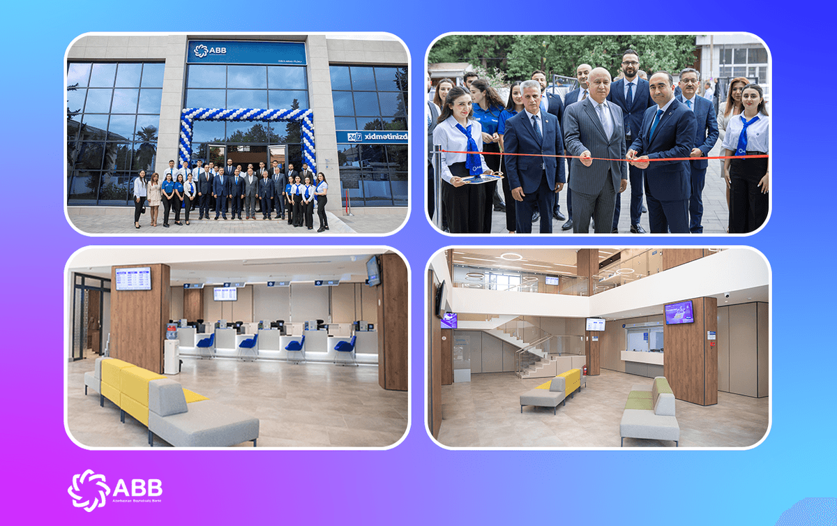 ABB-nin Cəlilabad filialı yenilənmiş binasında xidmətə başladı!