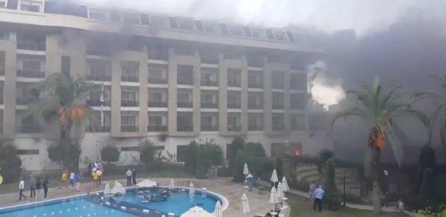Məşhur istirahət zonasında hotel yandı