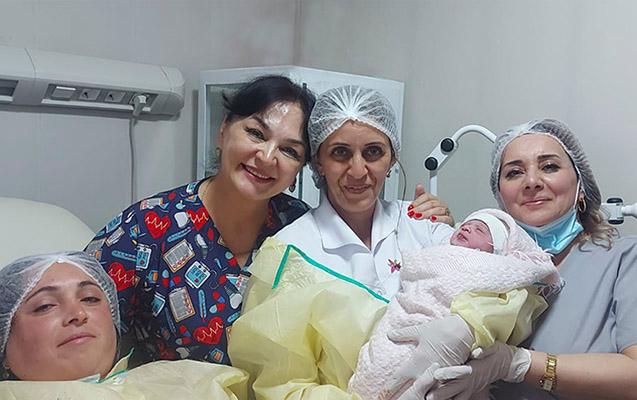 Şuşada ilk körpə doğuldu - FOTOLAR