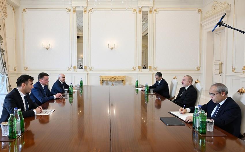 Prezident İlham Əliyev “MAN Truck&Bus” şirkətinin baş direktorunu qəbul etdi - Yeniləndi