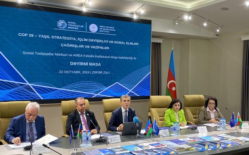 "İqlim dəyişikliyinin əsas səbəblərı sırasında sosial amillər xüsusi yer tutur" - Zahid Oruc