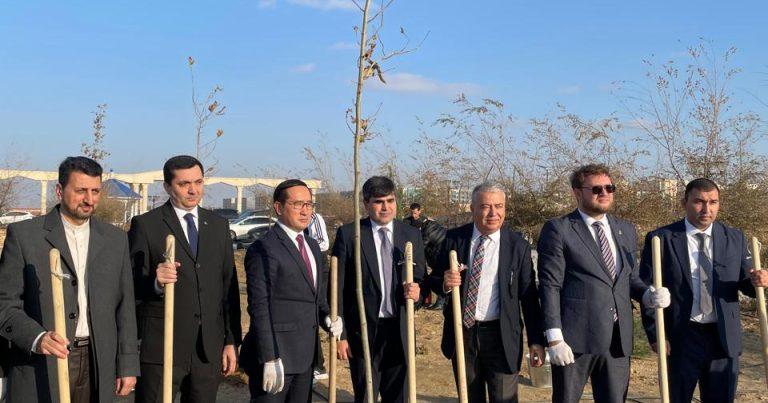 Aktauda “Azərbaycan – Qazax xalqlarının Dostluq Xiyabanı”nın açılış mərasimi keçirildi - FOTOLAR