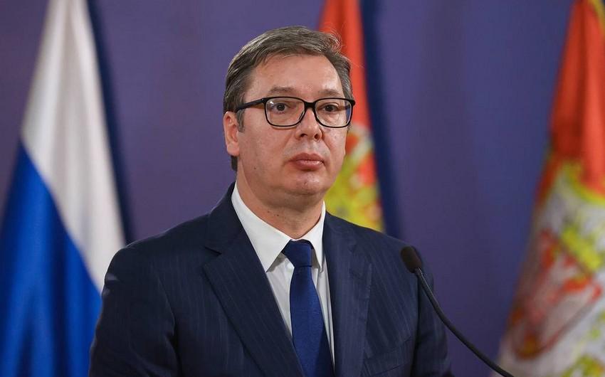 Aleksandar Vuçiçin Azərbaycana səfəri başladı Aleksandar Vuçiçin Azərbaycana səfəri başladı