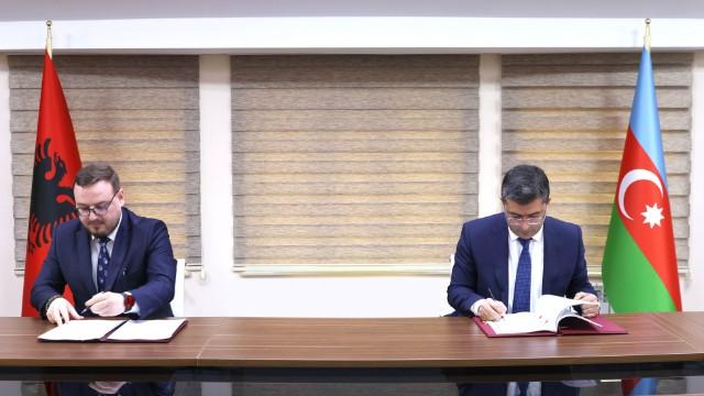 Albaniya ilə Anlaşma Memorandumu imzalandı Albaniya ilə Anlaşma Memorandumu imzalandı