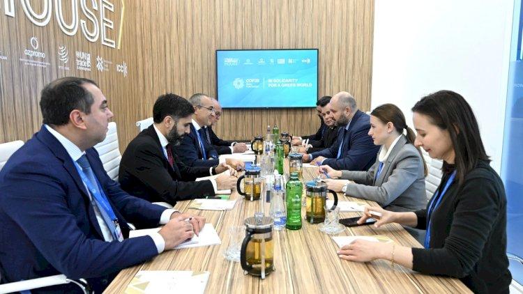 Mikayıl Cabbarov Viktor Parlikovla görüşdü Mikayıl Cabbarov Viktor Parlikovla görüşdü