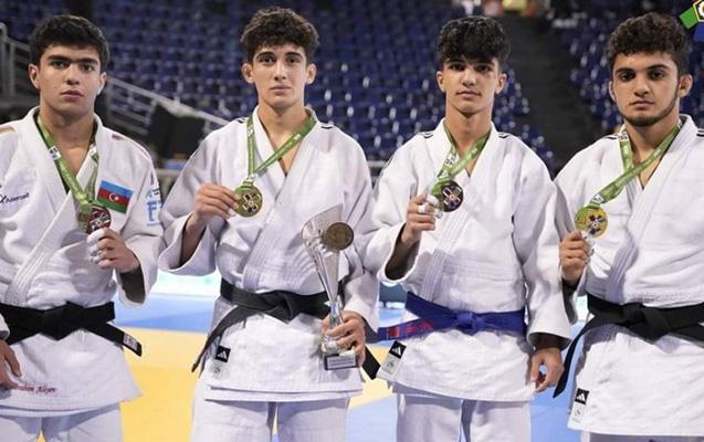 Cüdoçularımız Avropa Kubokunda 4 medal qazandı Cüdoçularımız Avropa Kubokunda 4 medal qazandı