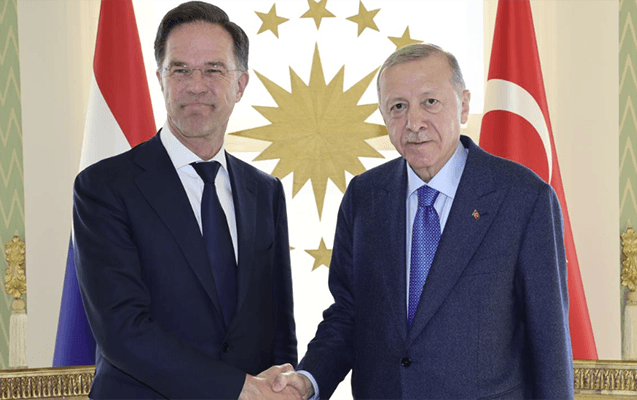 Ərdoğan Rutteni qəbul etdi Ərdoğan Rutteni qəbul etdi