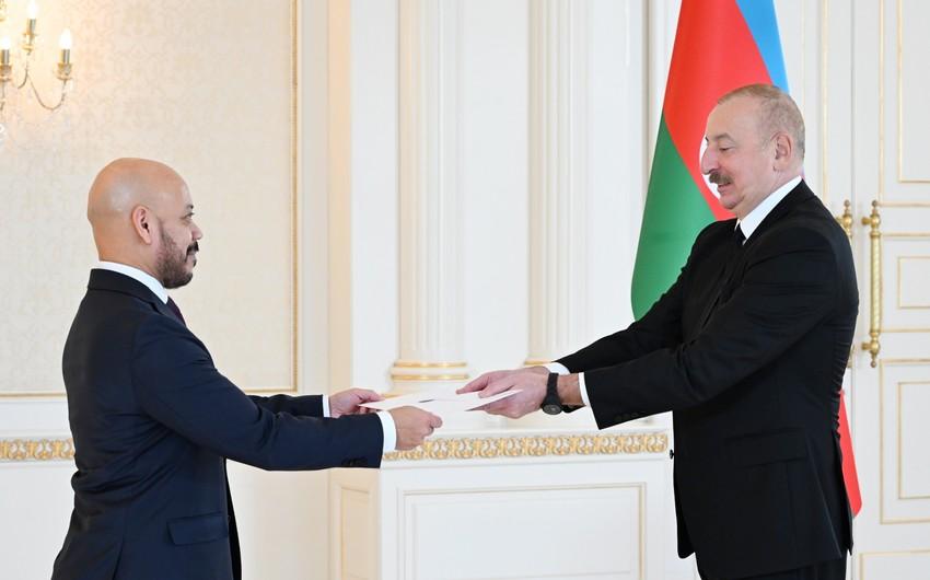 İlham Əliyev El-Salvadorun yeni səfirini qəbul etdi - FOTO