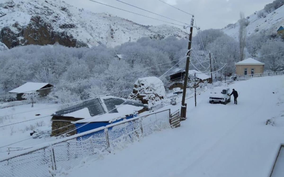 Naxçıvanda qarın hündürlüyü 15 santimetrə çatdı