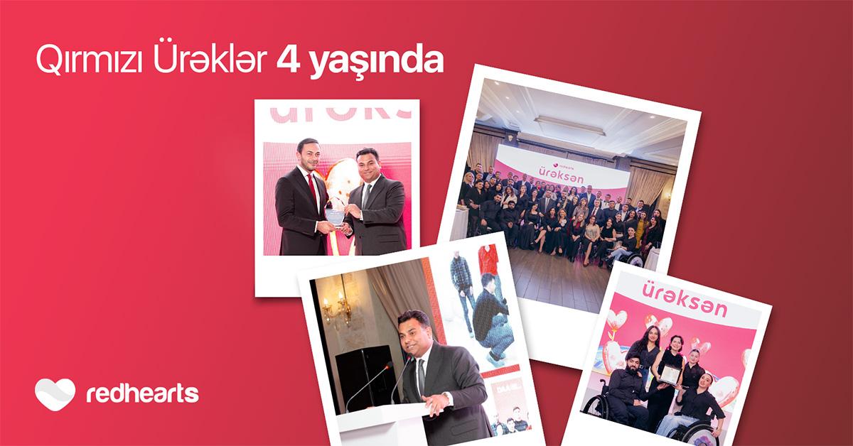 Qırmızı Ürəklər Fondu: Xeyriyyəçilik yolunda 4 il