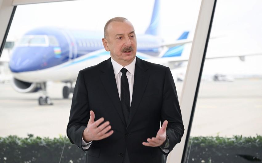 "İlk üç gün ərzində Rusiyadan cəfəng versiyalardan başqa heç nə eşitməmişik" - Prezident