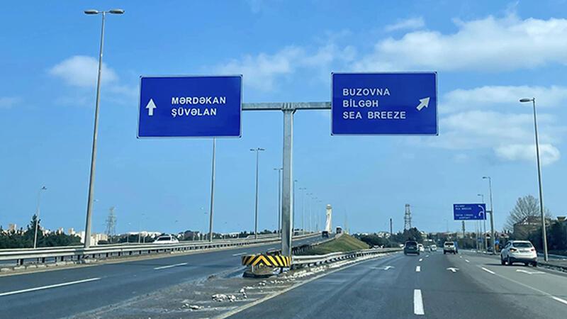 Yol nişanlarındakı Nardaran adı niyə "Sea Breeze"ə dəyişdirilib? - FOTOLAR