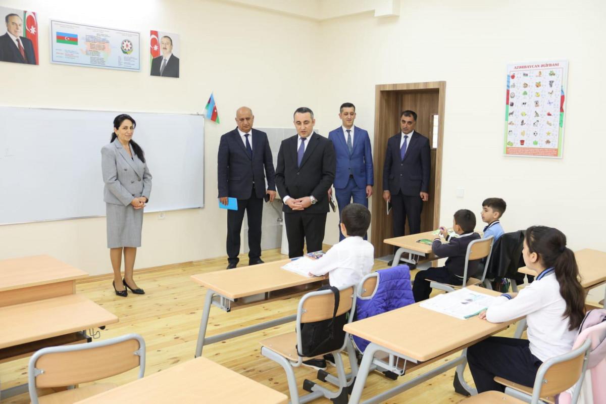 Suqovuşan və Sarıcalı kəndlərinin məktəblərində tədris prosesinə başlanılıb - FOTOLAR
