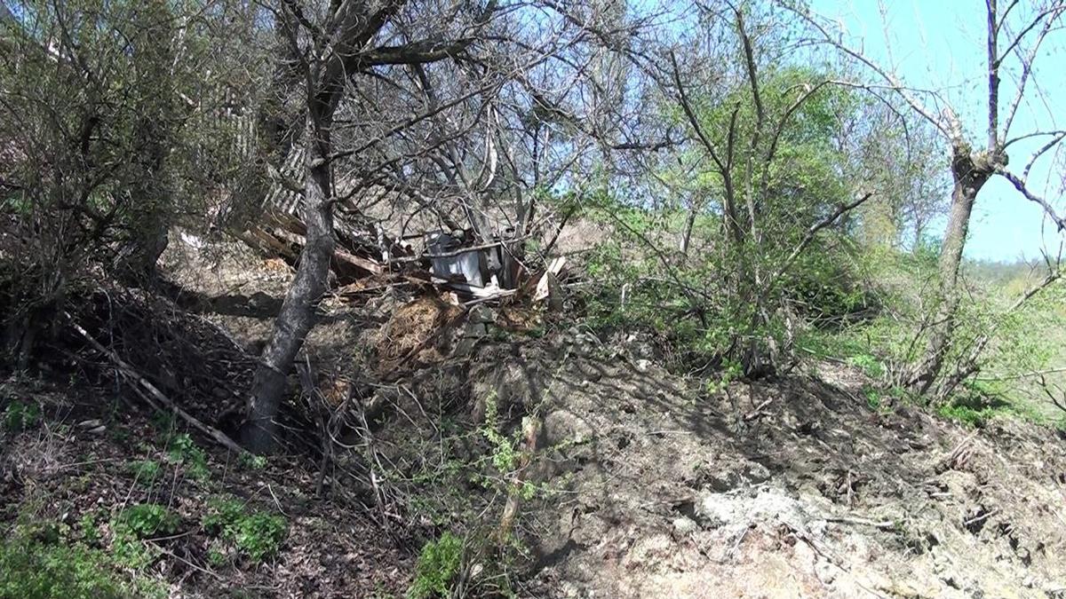 Qubada sürüşmə: Məktəb yolu bağlandı - FOTO