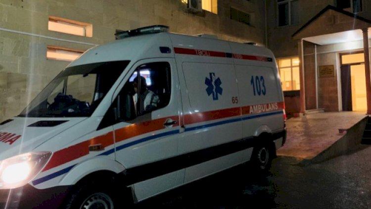 Təcili yardım maşını da suda batdı - VİDEO