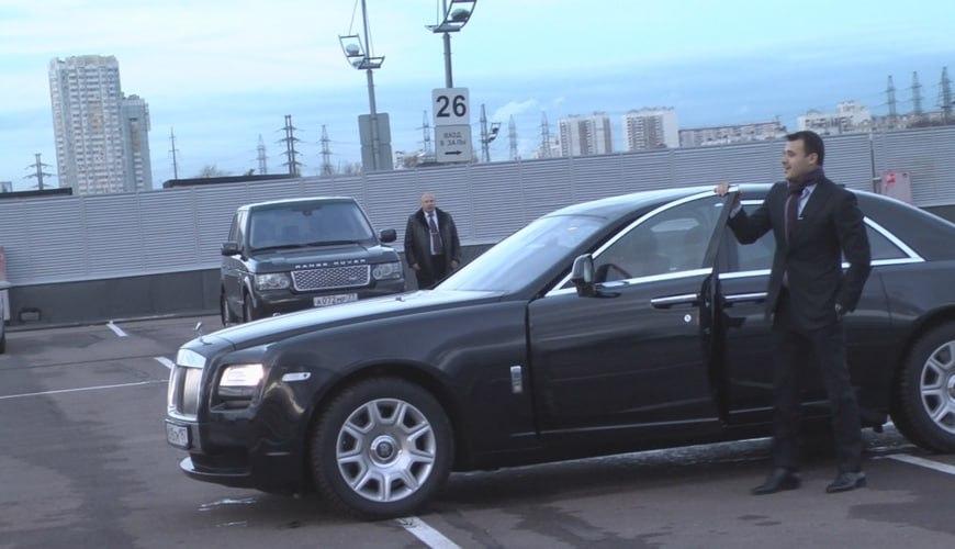 Emin Ağalarov "Rolls-Royce"u ilə qəzaya düşdü - VİDEO